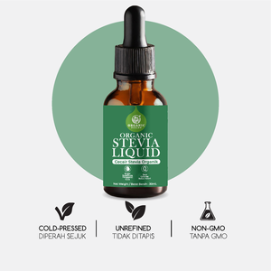 Organic Fields Stevia Liquide Biologique de Qualité Alimentaire 30ml - Product Image 2