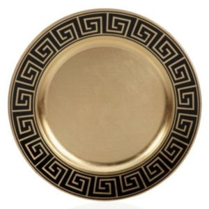 Stainless Steel Charger <b>Plates</b> Silver Dinner <b>Plate</b> Round Server Ware Embossed Floral Beaded Edge Design For Formal Dining Events - Product Image 6