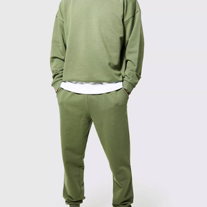 ชุดวอร์มผ้าฟลีซสำหรับผู้ชาย, ชุดวอร์มผ้าฝ้ายผสมนุ่มใส่สบายเหมาะสำหรับฤดูหนาว - Product Image 3