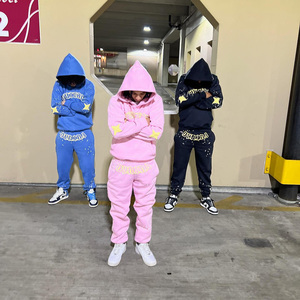 Chándales con logotipo impreso personalizado para hombres, chándales, conjuntos para hombres, chándal informal, chándales de lana de algodón 100% para hombres - Product Image 2