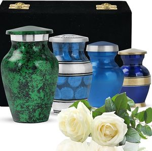 ขายร้อนคุณภาพสูงพร้อมส่งอลูมิเนียมเผาศพของที่ระลึกสําหรับซากมนุษย์ผู้ผลิตโดยตรงของที่ระลึก Urns - Product Image 3