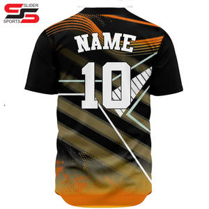 Maillot d'uniforme de baseball personnalisé, top tendance, maillots de baseball de haute qualité pour entraînement d'équipe, au tarif de gros bon marché - Product Image 6
