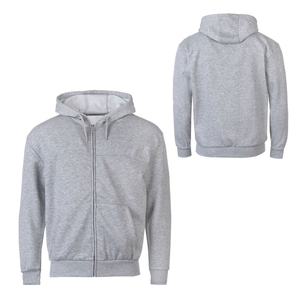Sweat à capuche gris en coton lourd personnalisé direct d'usine avec décoration en dentelle OEM sweats à capuche personnalisés tendance prix de gros - Product Image 4