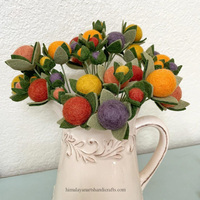 Fleurs en feutre faites à la main au Népal Fleurs décoratives pour la maison et le jardin