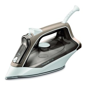 Plancha Eléctrica DX1635 en Marrón y Azul, 2400W, con Vapor de Acero Plus - Product Image 1