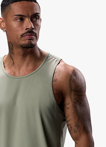 Wholesale Custom logo Athletic Men's Tank Top Sleeveless Travel Vest Gym <b>Running</b> Workout <b>Singlets</b> Cotton Blank Tank Tops For Men - Product Image 6