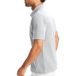 เสื้อยืดโปโลผู้ชายสีทึบทำจากประเทศปากีสถาน - Product Image 4