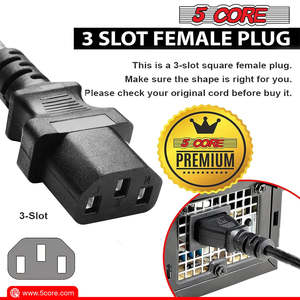 สายต่อพ่วงไฟฟ้า 5 แกน 10 ฟุต หัวปลั๊ก 3 ขา 16AWG/2C 125V 13A แบบ US ชาย-หญิง - Product Image 5