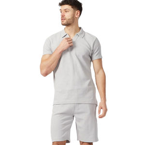 Ensemble de jogging décontracté pour homme, t-shirt à manches courtes et short, 2 pièces, séchage rapide, respirant, OEM - Product Image 6
