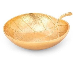 Bol à fruits de luxe en aluminium chromé écologique de meilleure classe couleur personnalisée pomme feuille Design Table fruits décoratifs - Product Image 3