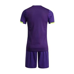 ชุดเสื้อฟุตบอลซับลิเมชั่นสำหรับผู้ชาย สีม่วงชมพูนีออน แขนสั้น ระบายเหงื่อได้ดี ทรงแอธเลติก เหมาะกับทุกฤดูกาล ชุดยูนิฟอร์มสำหรับผู้ใหญ่ - Product Image 2