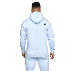 Vêtements de rue personnalisés Ensemble pantalon de survêtement et sweat à capuche évasés Combinaisons de survêtement délavées à l'acide Sweats à capuche à fermeture éclair Ensembles de survêtement pour hommes Vente en gros OEM - Product Image 3