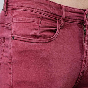 Pantalones vaqueros ligeros y elegantes para hombre, diseño personalizable, patrón recto, tela de lona, fabricante al por mayor - Product Image 6