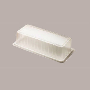 25 piezas Alcas Tapa de bandeja rectangular desechable 15x20 cm para servir Medoro - Product Image 1