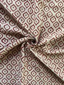 Bagru Dabu Indian Hand Made Block Printed 100% Cotton Dresses Making Fabrics Cheap Price Rate Wholesale Cheap Price Rate Fabrics - Product Image 3