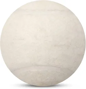 Hoge Kwaliteit Nieuw Design Witte Padelbal Tennisbal Chemische Vezel Oem Bal Padel Aanpassen Logo Groothandel - Product Image 1