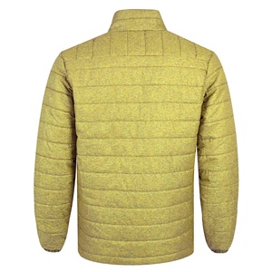 Veste Homme Tendance 2024 Imperméable Hiver Extérieur Respirante Col Montant OEM Vente en Gros Brillante Effet Bulle Couleur Unie Fermeture Éclair - Product Image 2