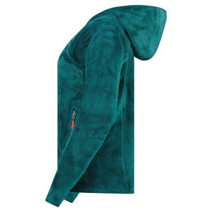 Chaqueta de Forro Polar para Mujer, Personalizable al por Mayor, Transpirable, Relleno de Algodón Tejido, Cierre de Cremallera, Cortavientos, Directo de Fábrica - Product Image 4