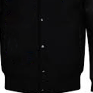 เสื้อแจ็คเก็ตบอมเบอร์ผ้าซาตินสีดำเงา รุ่นกันน้ำ ระบายอากาศได้ดี สไตล์วาร์ซิตี้ แบบกลับด้านได้ พร้อมตัวอักษรกรีก สำหรับกิจกรรมสocs  ลำลอง สวมใส่ด้านหน้า - Product Image 3