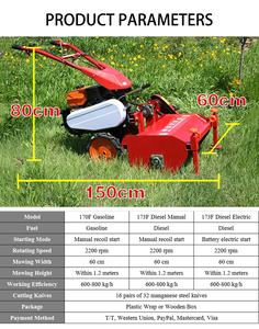 Máquina cortadora eléctrica, artefacto de corte eléctrico para el hogar, herramientas de deshierbe, cortacésped, jardines, empuje manual, equipo de césped - Product Image 6
