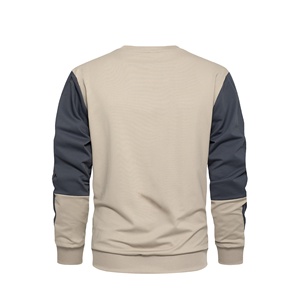 Sweat-shirt à col rond uni personnalisé pour homme, 100 % coton molletonné, avec logo sérigraphié, anti-boulochage, vente en gros - Product Image 1