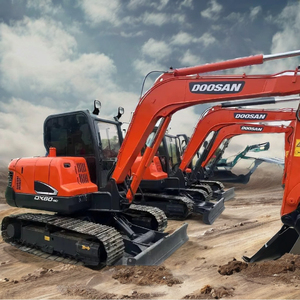 Escavatore Usato Doosan DX60 DH60, Attrezzatura da Costruzione da 6 Tonnellate, Motore ad Alta Efficienza di Combustione, Costo Economico, Qualità Affidabile, Mini Escavatore - Product Image 1