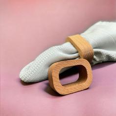 Rustic <b>Wooden</b> <b>Napkin</b> <b>Rings</b> With Intricate Designs & Perfect for Upgrading Your Dining Table Setup for Special Events - Product Image 4