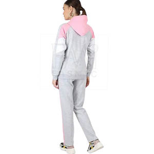 Survêtement deux pièces XXL Slim Fit décontracté de style de rue pour les femmes Logo de marque personnalisable hiver ensembles grande taille en vente - Product Image 3