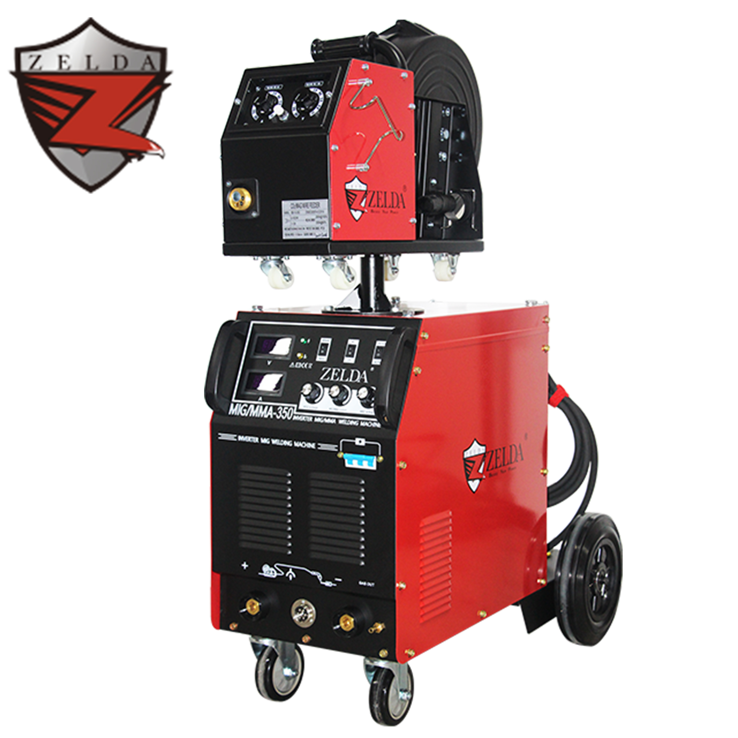 Soudeuses MIG/MMA 350 haute performance 2 en 1 fonction IGBT Inverter Mig Welding Machine