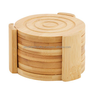 Sous-verres en bois de haute qualité, coussins de Table, boisson naturelle, thé, tasse à café, petit déjeuner, banque, tapis en bois - Product Image 3