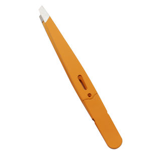 Vente chaude en acier inoxydable pointe inclinée sourcils et cils pince à épiler accessoires de beauté pour le maquillage - Product Image 3