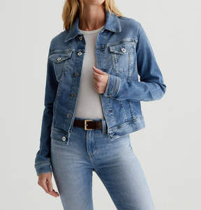 Veste en jean pour femmes, mode automne, vêtements de haute qualité, manches longues, coupe-vent, design personnalisable, tissu respirant et durable - Product Image 2