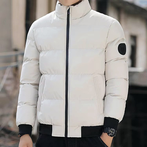 Tendance Hommes Vestes Court Épais Hiver Bomber Brillant Puffer Vente Chaude Dernière Conception Léger Rembourrage Hiver Veste Puffer. - Product Image 6
