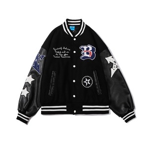 New Winter Unisex Button Down College Varsity <b>Jacket</b> Hot Sale Products - Product Image 1