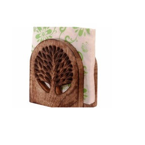 Admirable Look Décoratif En Bois Naturel À La Main Jetable Mouchoirs En Papier Boîte À Mouchoirs pour Voiture Véhicule Tissu - Product Image 1