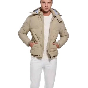 Veste matelassée pour homme, automne, haute qualité, épaisse, chaude, patchwork, col montant, logo personnalisé, fabricant OEM - Product Image 6