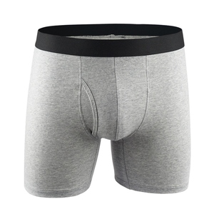 Calzoncillos bóxer de algodón transpirable de alta calidad para hombre con cintura elástica suave tela que absorbe la humedad costuras duraderas y comodidad - Product Image 4
