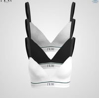 Conjunto de Brasier y Braguita de Algodón Orgánico para Mujer con Certificación GOTS, Natural, Cómodo, Libre de Químicos, MOQ Bajo, Personalización de Logotipo, Hecho en Vietnam