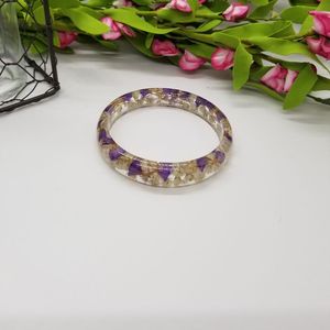 ดูเหมือนเครื่องประดับกำไลข้อมืออะคริลิคเรซิ่นหลากสีสำหรับผู้หญิง - Product Image 5