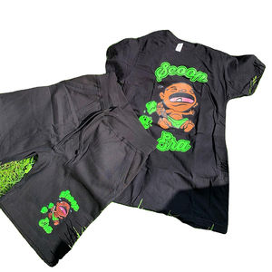 Camiseta y pantalones cortos personalizados para hombre, conjunto de 2 piezas para trotar, venta al por mayor, novedad - Product Image 1