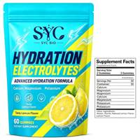OEMHydration Elektrolyten Gummies Hydratatie Elektrolyten Gummies met Magnesium en Kalium voor Snel Sportief Herstel en Dagelijks Gebruik