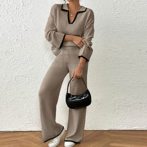 Ensemble deux pièces oversize pour femme, tenue décontractée pour la maison et l'extérieur - Product Image 3