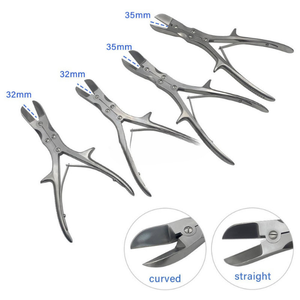 กรรไกรตัดกระดูกแบบสองข้อต่อทางศัลยกรรมกระดูกและข้อ แบบตรงและโค้ง สำหรับผ่าตัด ผลิตโดย Surgiright - Product Image 1