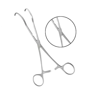 Pince vasculaire de qualité supérieure pour occlusion partielle, instrument de chirurgie cardiaque en acier FD-7004 - Product Image 6