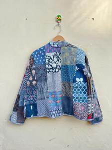 Chaqueta acolchada de estilo bohemio Floral Reversible de alta calidad, Material de relleno de algodón transpirable, abrigo de calle para Otoño e Invierno - Product Image 5