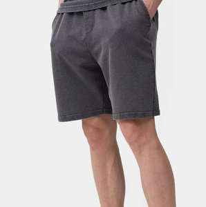 Vêtements d'été pour hommes-Ensemble 2 pièces-T-shirts et shorts-Logo personnalisé en coton-Ensemble surdimensionné de vêtements de sport pour hommes - Product Image 3