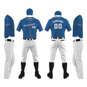 Conjunto de uniforme de béisbol y Softbol Profesional de alta calidad ropa deportiva de sublimación transpirable para niños y adultos - Product Image 1
