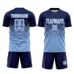 Ensemble d'uniformes de football personnalisés Tissu polyester Kit de football de haute qualité Vêtements de sport personnalisés avec impression du nom de l'équipe et du logo - Product Image 2