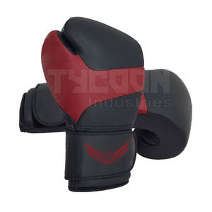 Guantes de boxeo de buena calidad Guantes de boxeo con logotipo personalizado Guantes de boxeo de cuero resistentes a la venta - Product Image 4
