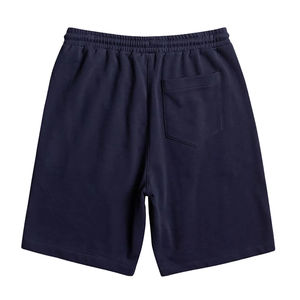 Short de sport d'entraînement en éponge française de haute qualité pour hommes, personnalisé 100% coton, short décontracté, motif solide, écologique - Product Image 4